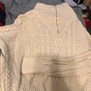 Knitted turtleneck sweater